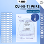 Niti Archwire CU-NITI copper nickel titanium OVOID/NATURAL - Round/Rectangular/Square