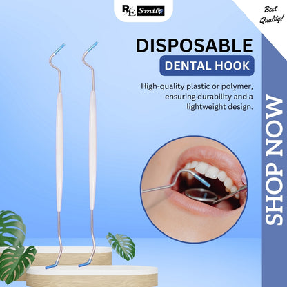 Disposable dental hook