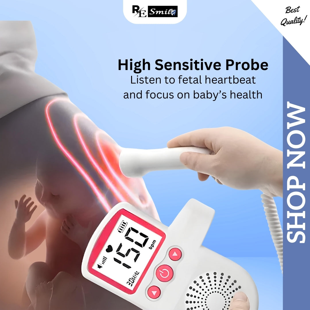 Fetal Doppler to listen angle's Heartbeat