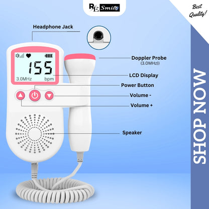 Fetal Doppler to listen angle's Heartbeat