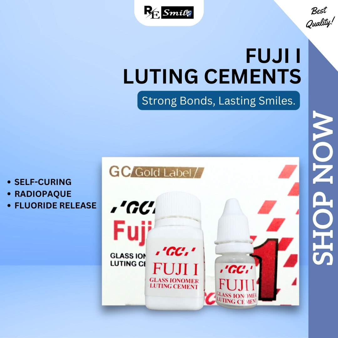 GC gold label fuji i glass ionomer luting cement