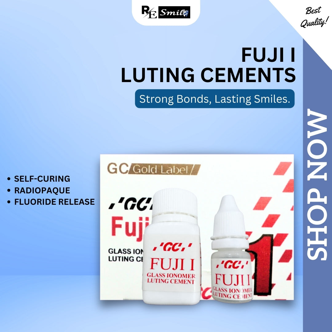 GC gold label fuji i glass ionomer luting cement