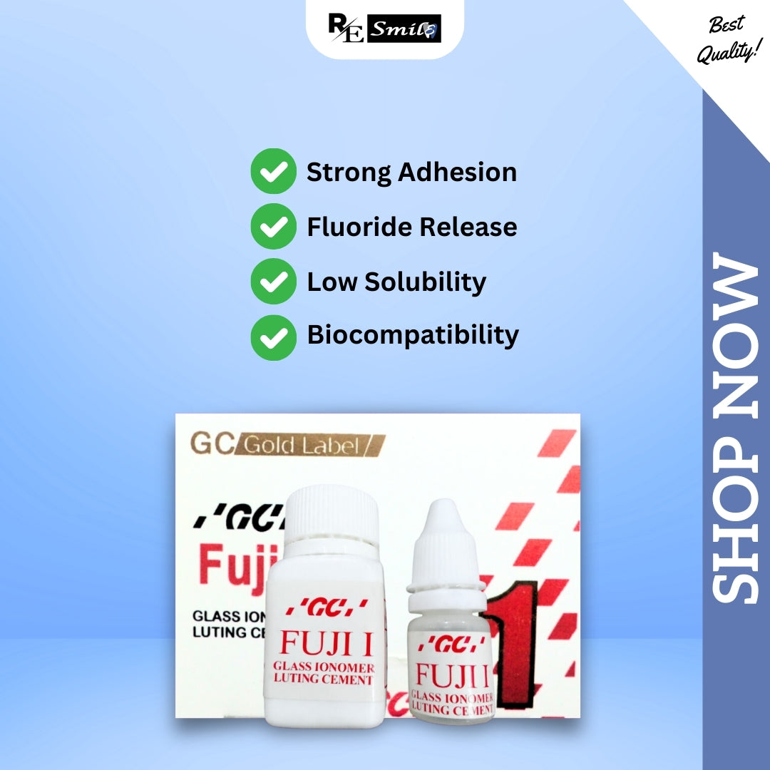 GC gold label fuji i glass ionomer luting cement