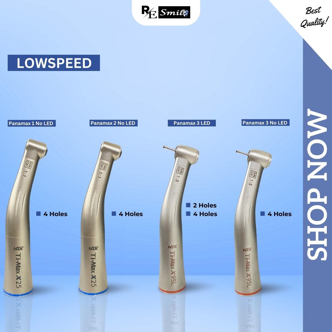 NSK pana-max 45 degree drill handpiece high-speed & pana-max cartridge