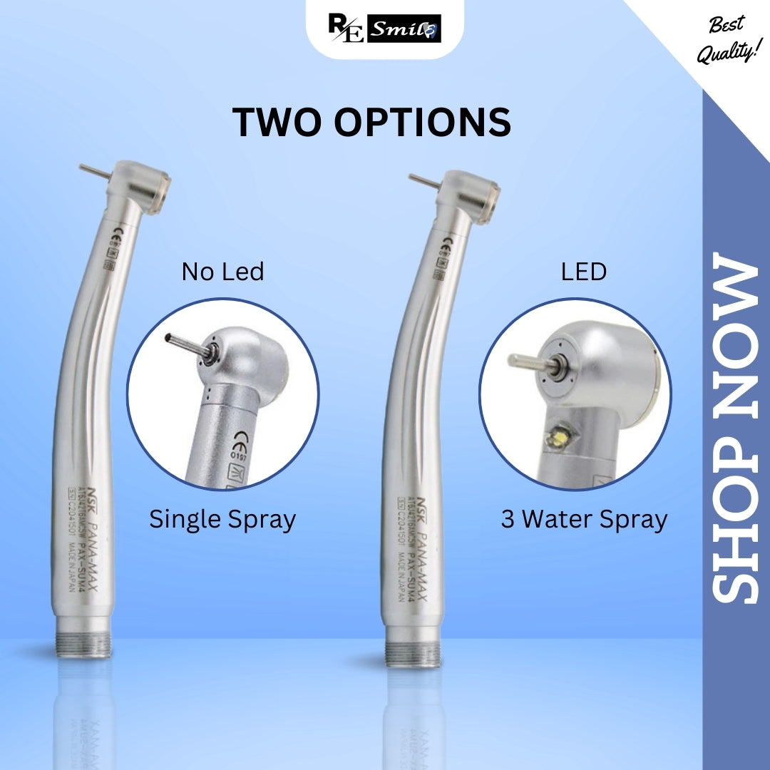 NSK pana-max 45 degree drill handpiece high-speed & pana-max cartridge