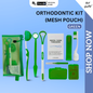 Orthodontic care kit Mesh pouch