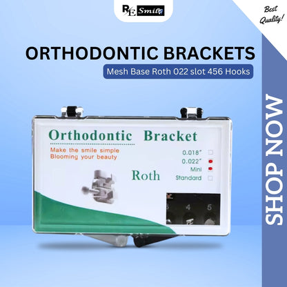 ORTHODONTIC Metal Bracket Mesh Base - 25 mini/ 25 standard