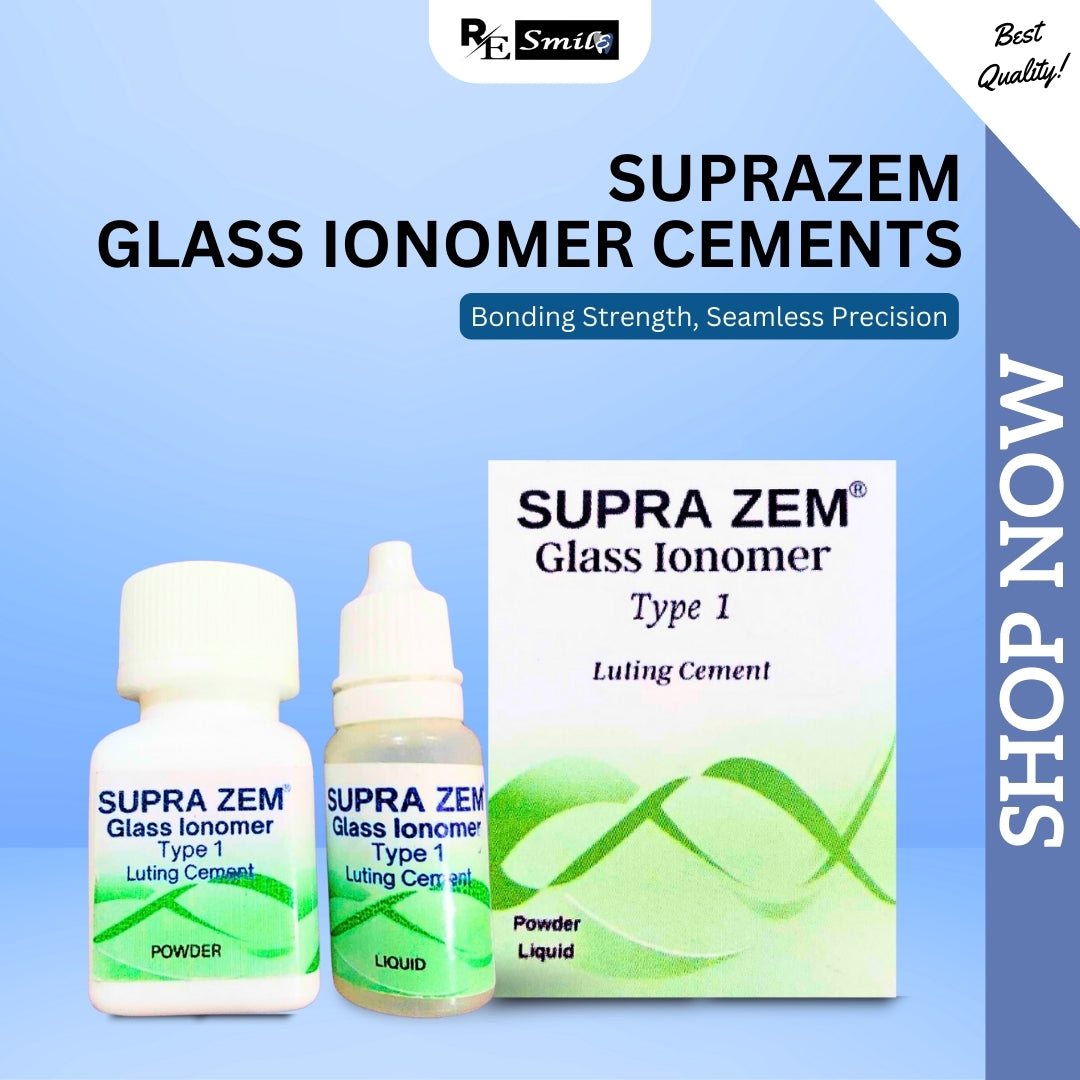 Supra zem glass ionomer luting cement type 1