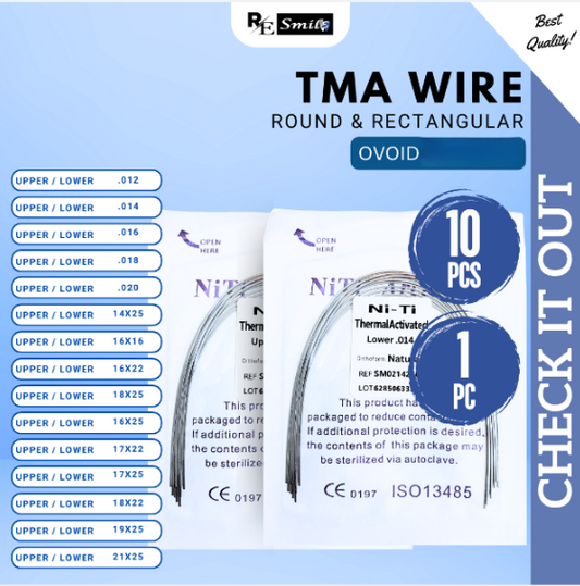 Niti archwire Thermal activated Ovoid-Round/Rectangular