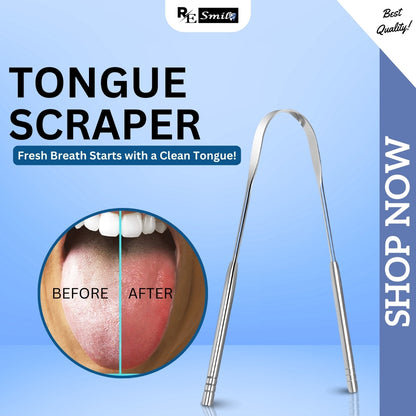 Stainless Steel Tongue Scraper