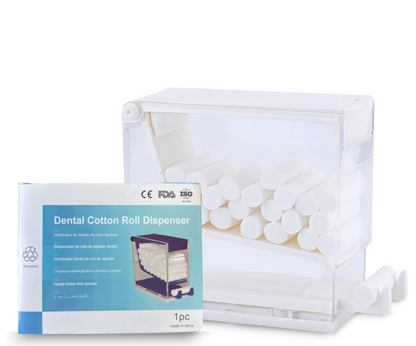 Transparent Lid Cotton Roll Dispenser